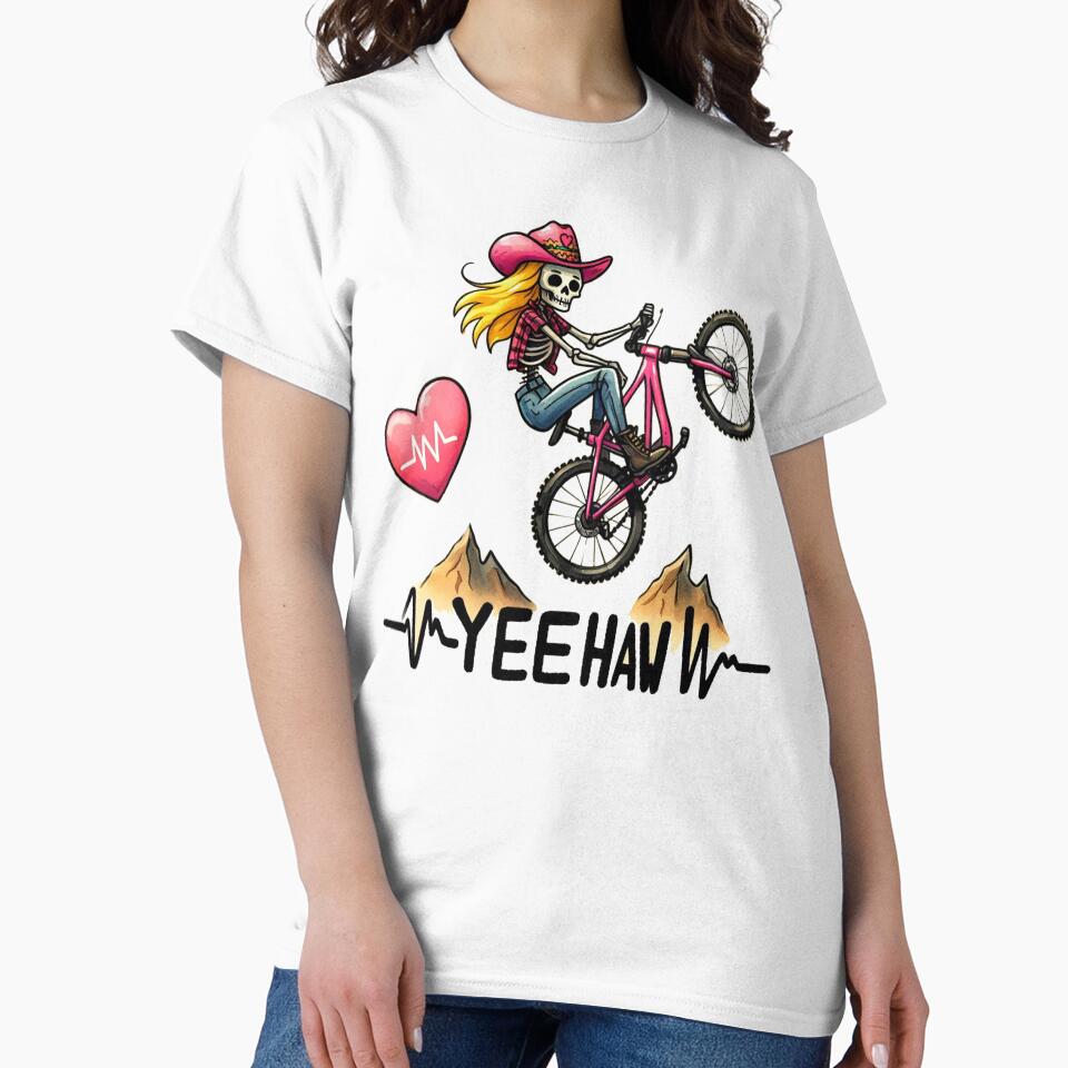 Mountain Bike Bicycle Skeleton by maximinano100k T-Shirts, Hoodie, Sweatshirt | BlankRebels.com (Image 2)