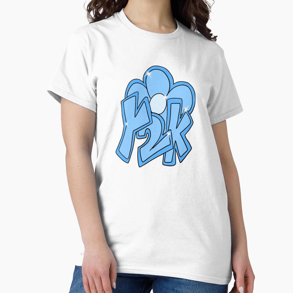 Y2K Flower (Blue) T-Shirts, Hoodie, Sweatshirt