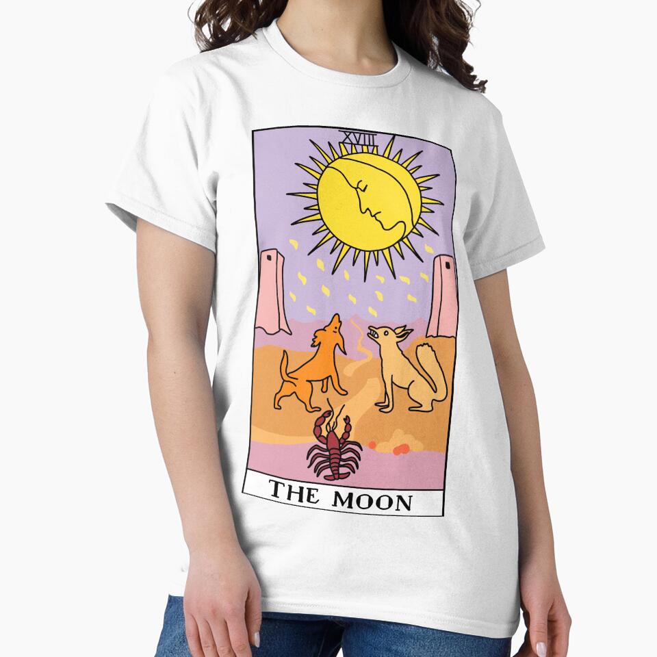 The Moon Tarot Card by RubyGoesBananas T-Shirts, Hoodie, Sweatshirt | BlankRebels.com (Image 2)