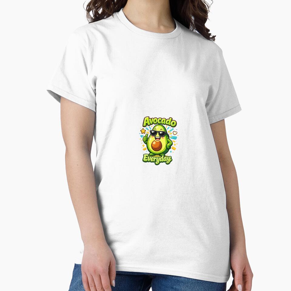Cute Avocado Everyday Funny Summer Vibes by MindfulSips T-Shirts, Hoodie, Sweatshirt | BlankRebels.com (Image 2)