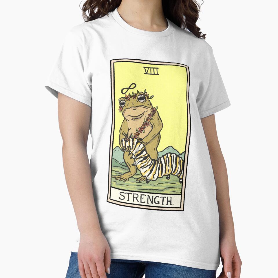 Strength Toad Tarot by Jewelia Howard T-Shirts, Hoodie, Sweatshirt | BlankRebels.com (Image 2)