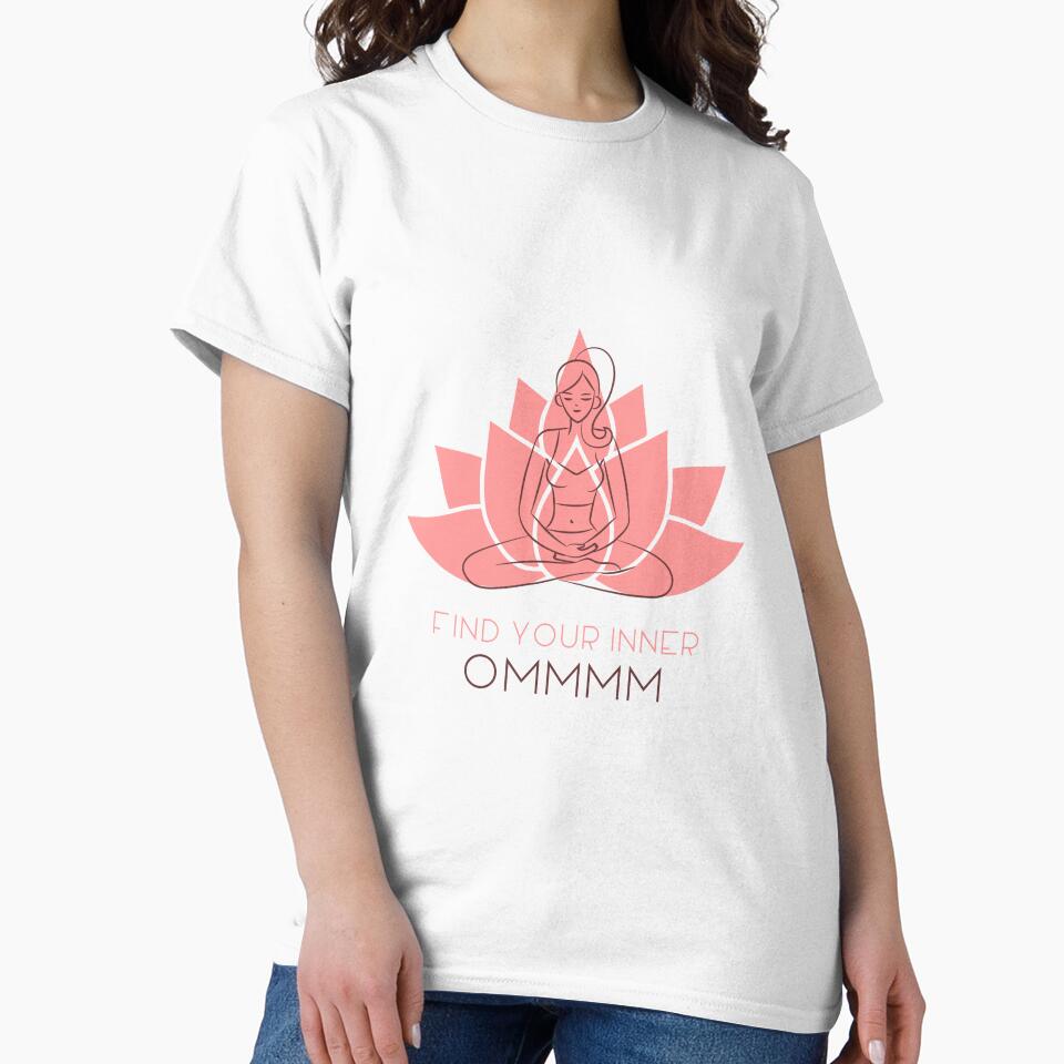 Find Your Inner Ommmm Yoga by FunTeeGraphics1 T-Shirts, Hoodie, Sweatshirt | BlankRebels.com (Image 2)