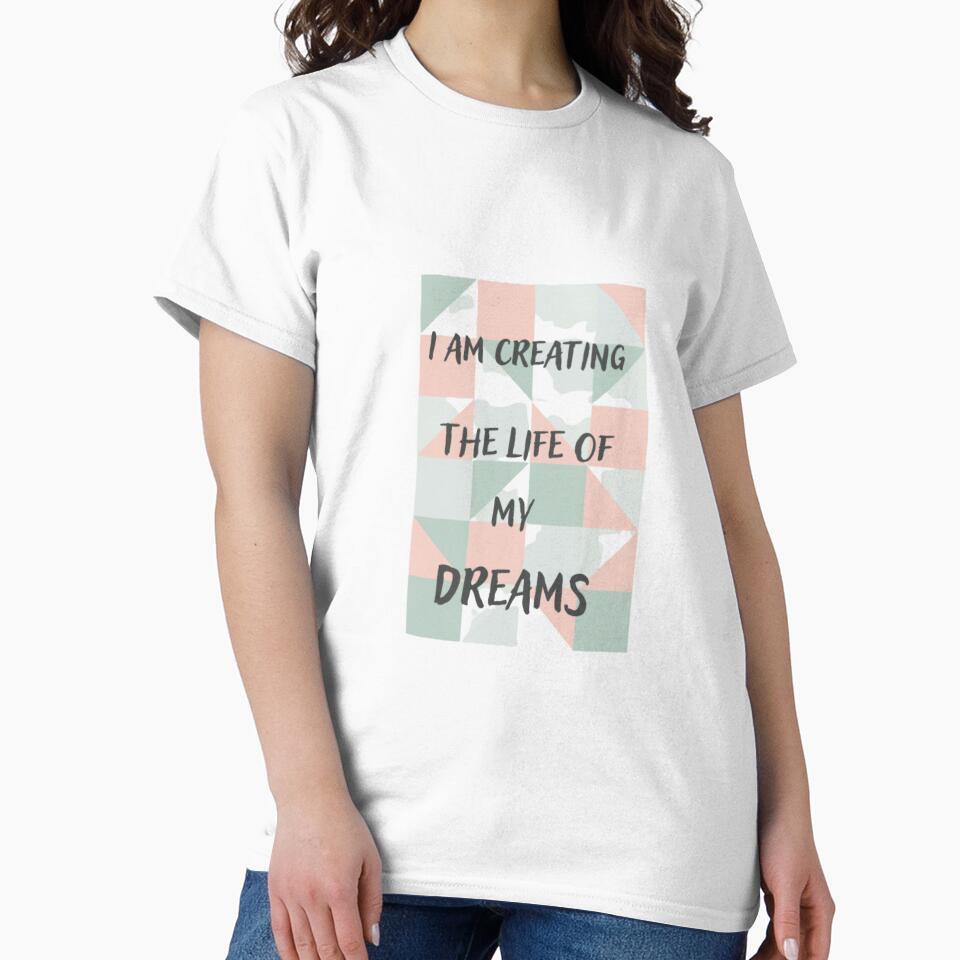 I am creating the life of my dreams, inspirational life quote (color palate, color palette) by Sanaura... (Image 2)