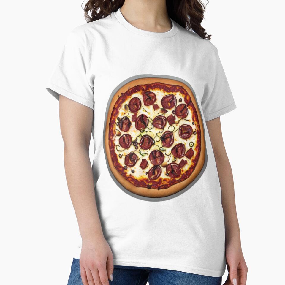 Hot pizza - Cheesy Delight - Pizza Paradise by WBP Mart T-Shirts, Hoodie, Sweatshirt | BlankRebels.com (Image 2)