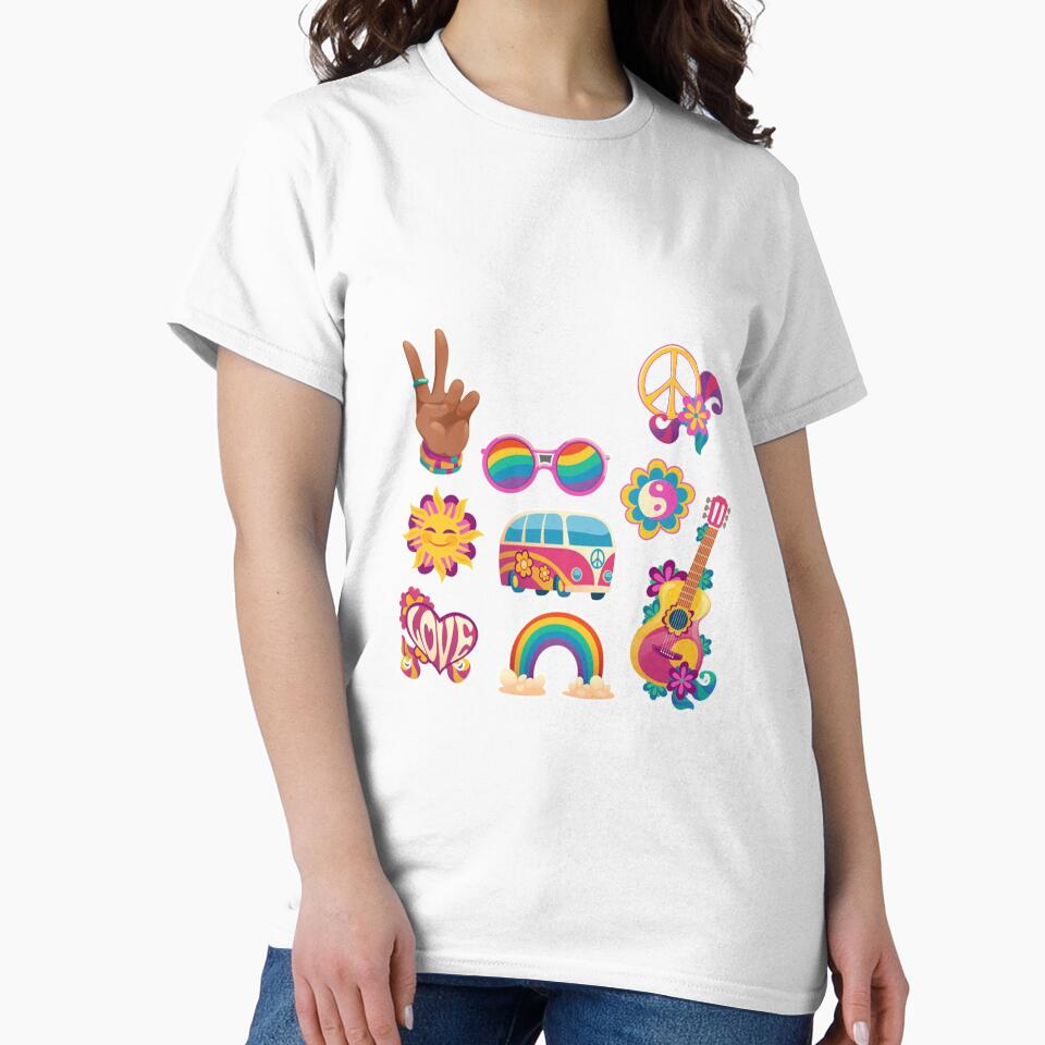 Hippie Loveheart by Simo200 T-Shirts, Hoodie, Sweatshirt | BlankRebels.com (Image 2)