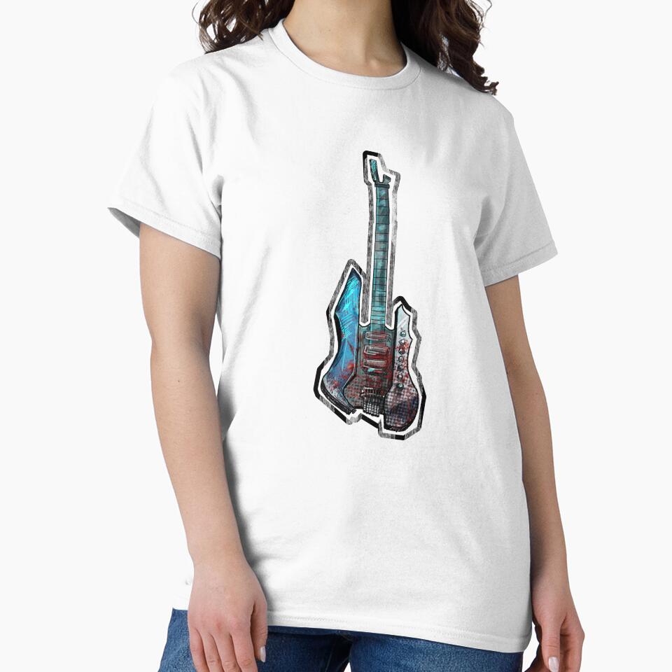 kerry eurodyne guitar by WingedHaru T-Shirts, Hoodie, Sweatshirt | BlankRebels.com (Image 2)