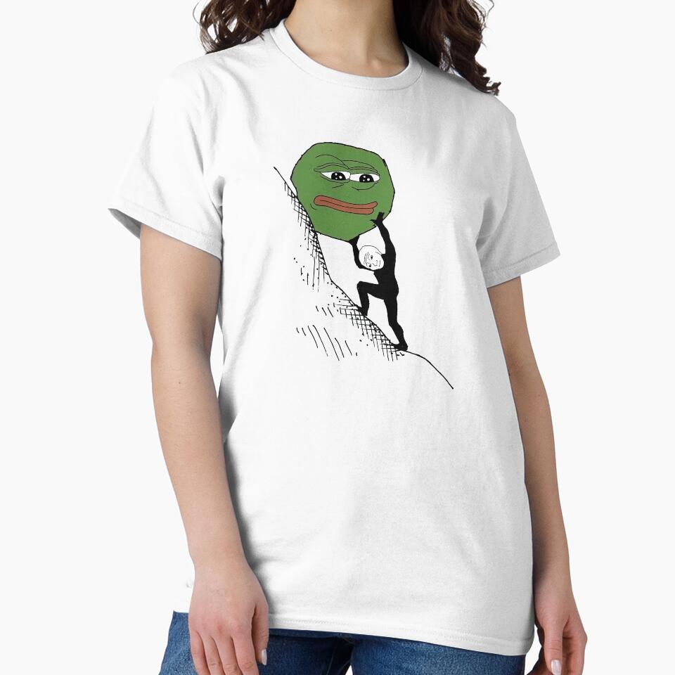 Wojak Pepe Sisyphus Meme T-Shirts, Hoodie, Sweatshirt