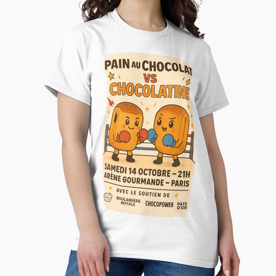 Sweet Battle – Pain au Chocolat VS Chocolatine by ReineDingo T-Shirts, Hoodie, Sweatshirt | BlankRebels.com (Image 2)