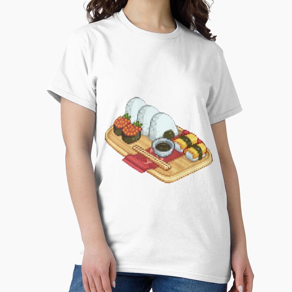 pixel art of sushi meal by AnthonyVdV T-Shirts, Hoodie, Sweatshirt | BlankRebels.com (Image 2)