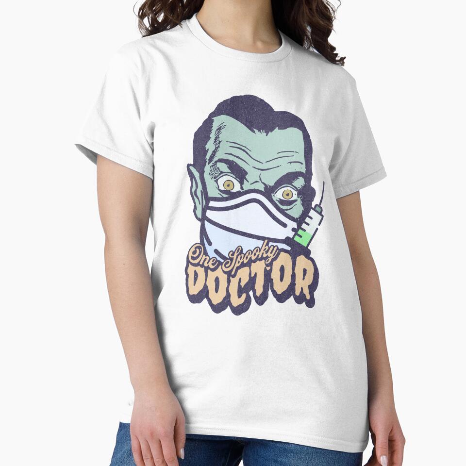 One Spooky Doctor by Khihi T-Shirts, Hoodie, Sweatshirt | BlankRebels.com (Image 2)