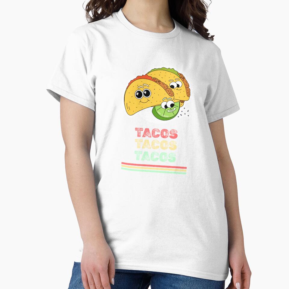 Tacos T-Shirt by DrewsTshirts Hoodie, Sweatshirt | BlankRebels.com (Image 2)