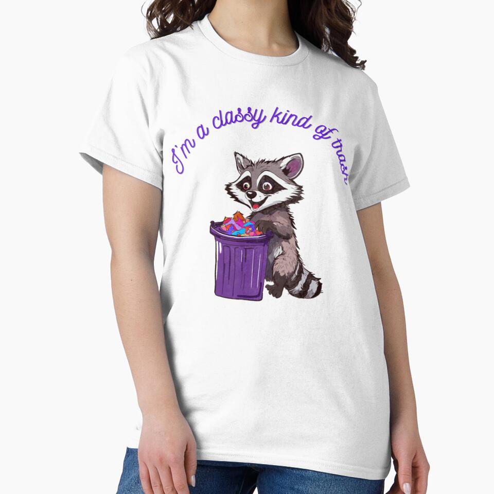 Classy trash panda by SlothPrints T-Shirts, Hoodie, Sweatshirt | BlankRebels.com (Image 2)