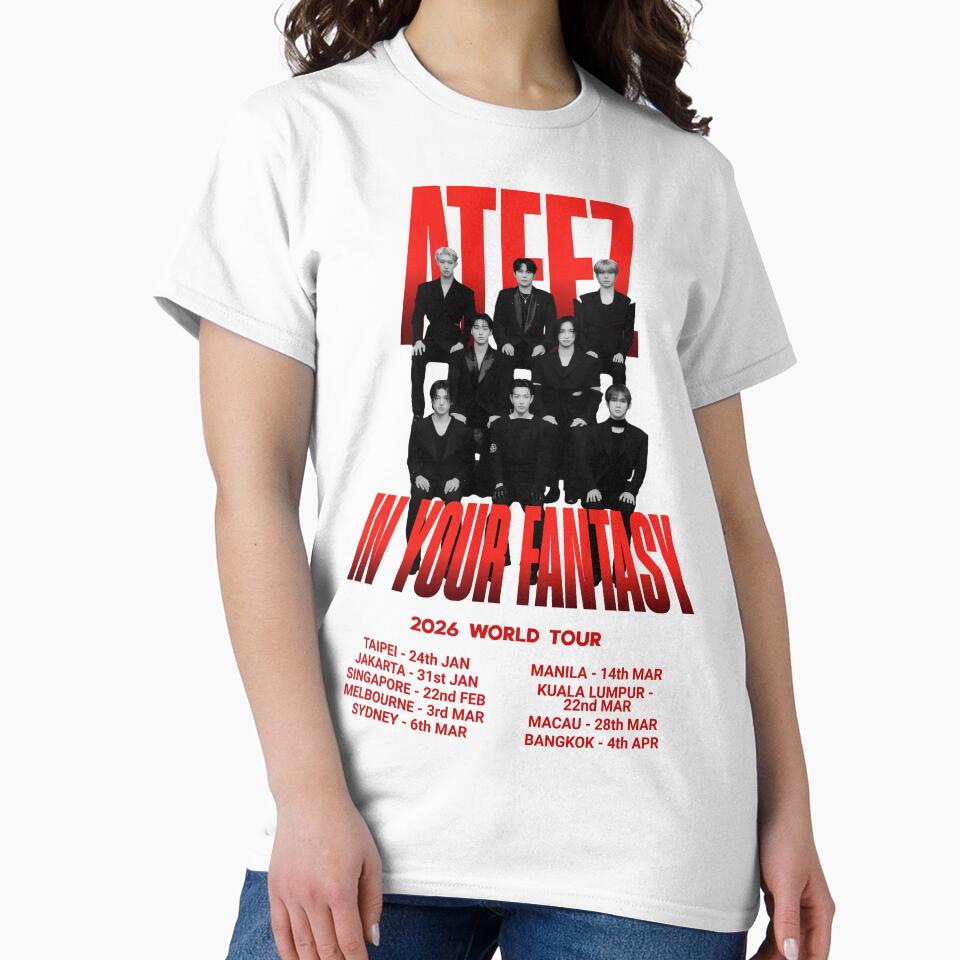 ATEEZ In Your Fantasy 2026 World Tour by Popsical  Prints T-Shirts, Hoodie, Sweatshirt | BlankRebels.com (Image 2)