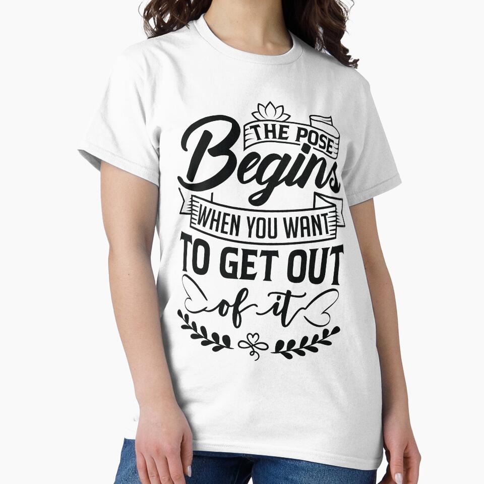The pose begins when you want to get out of it. by Beefytee