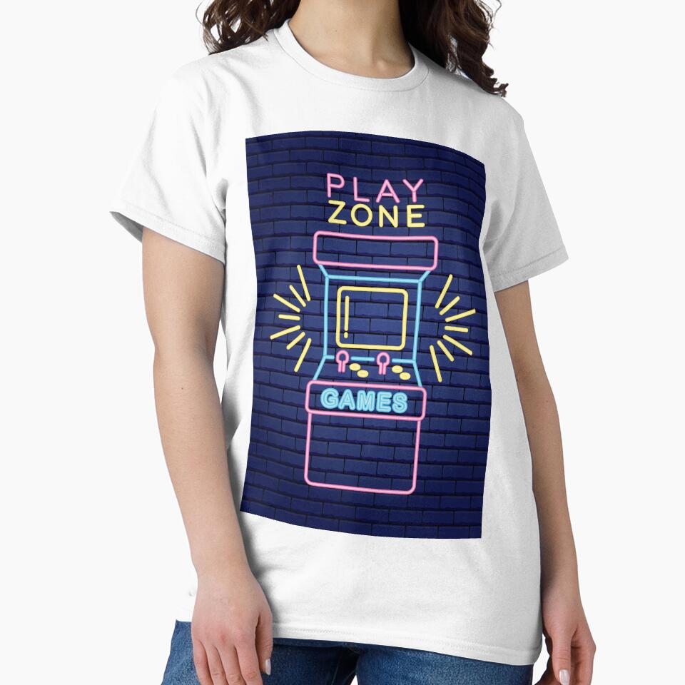 Play Zone  gamer, video game geek poster art by Arctic frame studio T-Shirts, Hoodie, Sweatshirt | BlankRebels.com (Image 2)