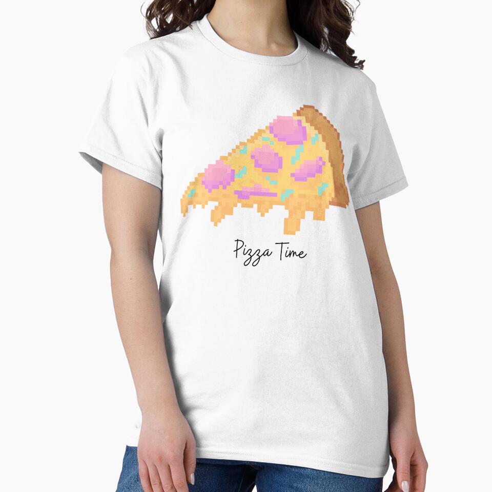 Cute Pixel Pizza by sanashibata T-Shirts, Hoodie, Sweatshirt | BlankRebels.com (Image 2)