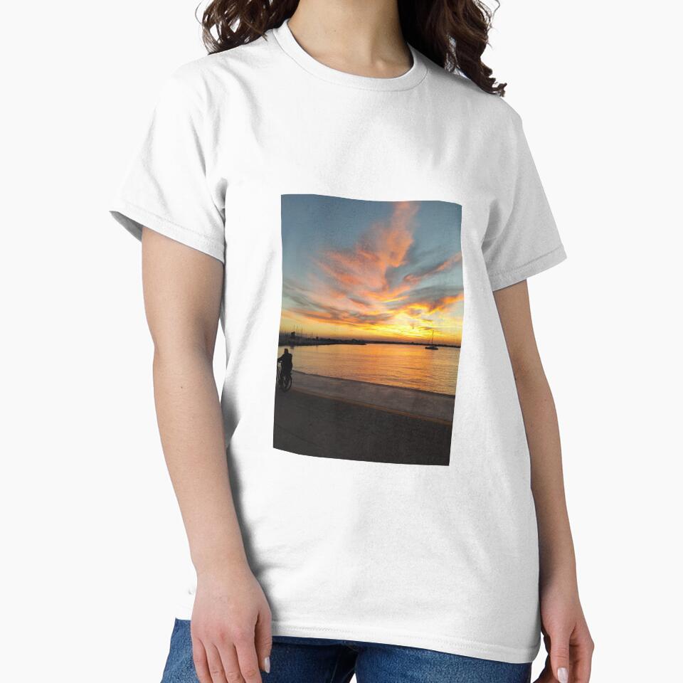 Italien Sunset Sea Sunset Rimini by PaulPolygonart T-Shirts, Hoodie, Sweatshirt | BlankRebels.com (Image 2)