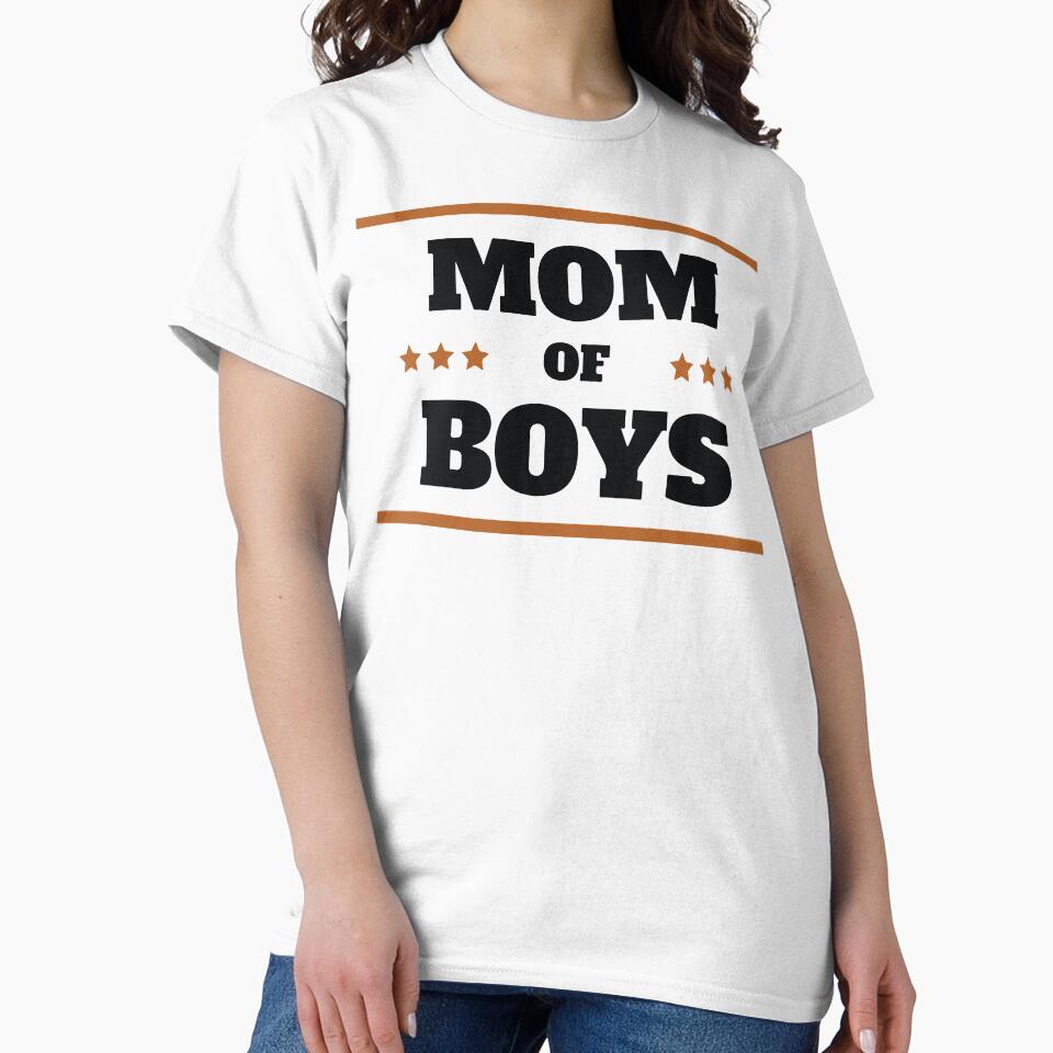 Mom of BOYS by Mushrankhan T-Shirts, Hoodie, Sweatshirt | BlankRebels.com (Image 2)
