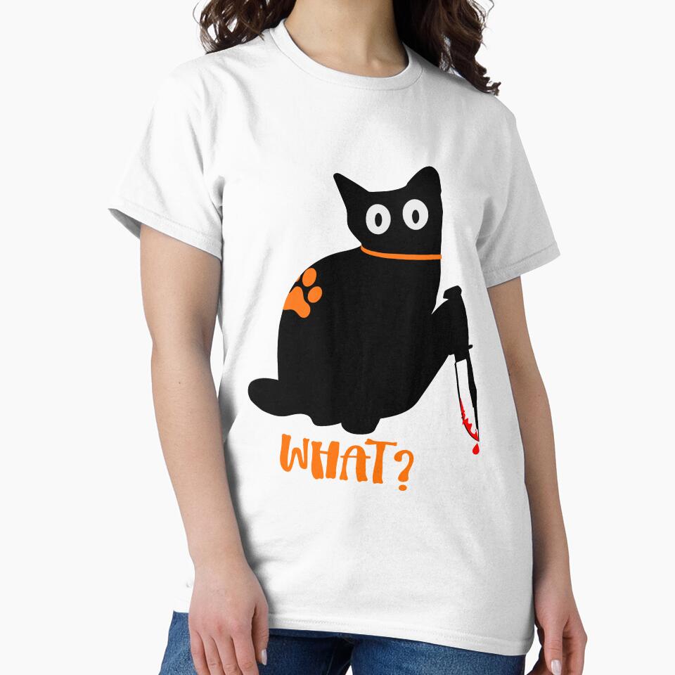 Happy Halloween/Black Cat Halloween by Maya75 T-Shirts, Hoodie, Sweatshirt | BlankRebels.com (Image 2)
