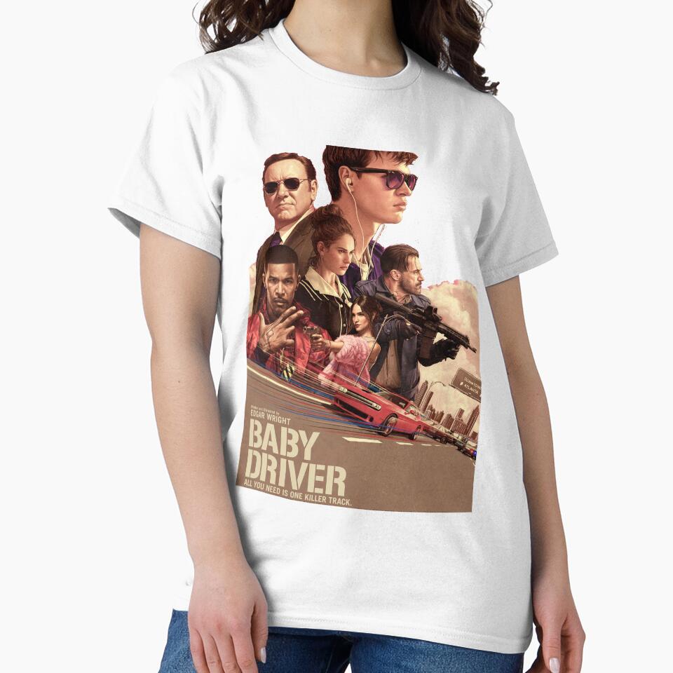 Baby Driver Movie Vintage 80s by Montoya8551 T-Shirts, Hoodie, Sweatshirt | BlankRebels.com (Image 2)