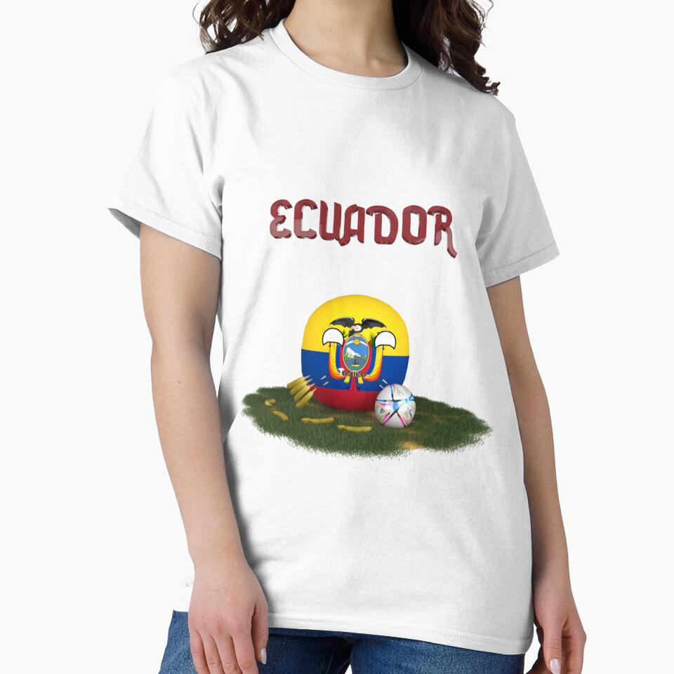 Ecuador Flag World Cup 2022 by Countryballs3D