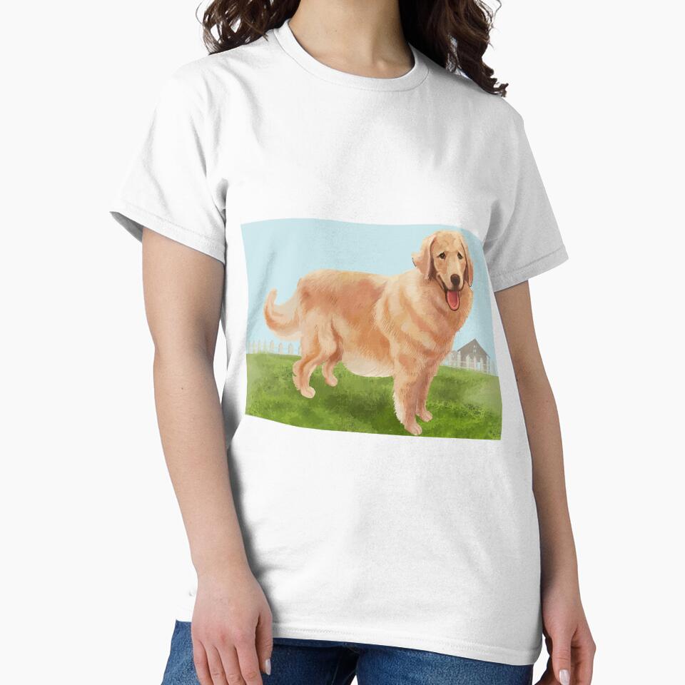 Golden Retriever Mom Mask by Mahedi Hasan Fahim T-Shirts, Hoodie, Sweatshirt | BlankRebels.com (Image 2)