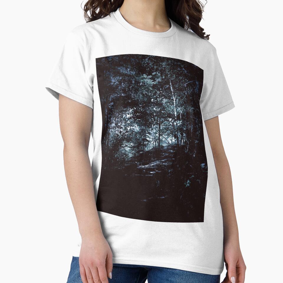 grunge forest blue dazecore aesthetic vintage by sielexis T-Shirts, Hoodie, Sweatshirt | BlankRebels.com (Image 2)