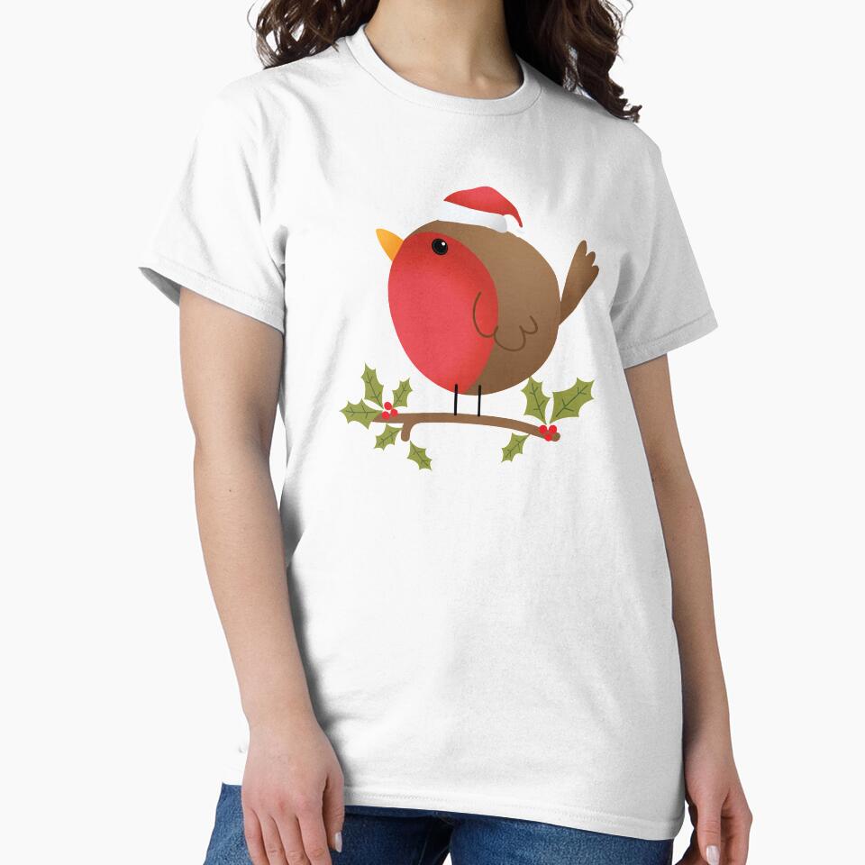 christmas Robin by zanbo T-Shirts, Hoodie, Sweatshirt | BlankRebels.com (Image 2)