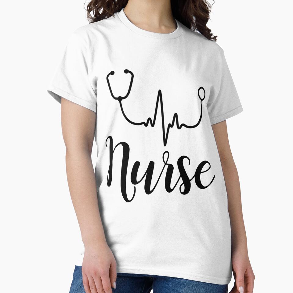 Cute nurse stethoscope by tiffanator606 T-Shirts, Hoodie, Sweatshirt | BlankRebels.com (Image 2)
