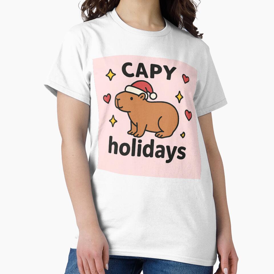 Capy Holidays by Lotus Love Tarot T-Shirts, Hoodie, Sweatshirt | BlankRebels.com (Image 2)