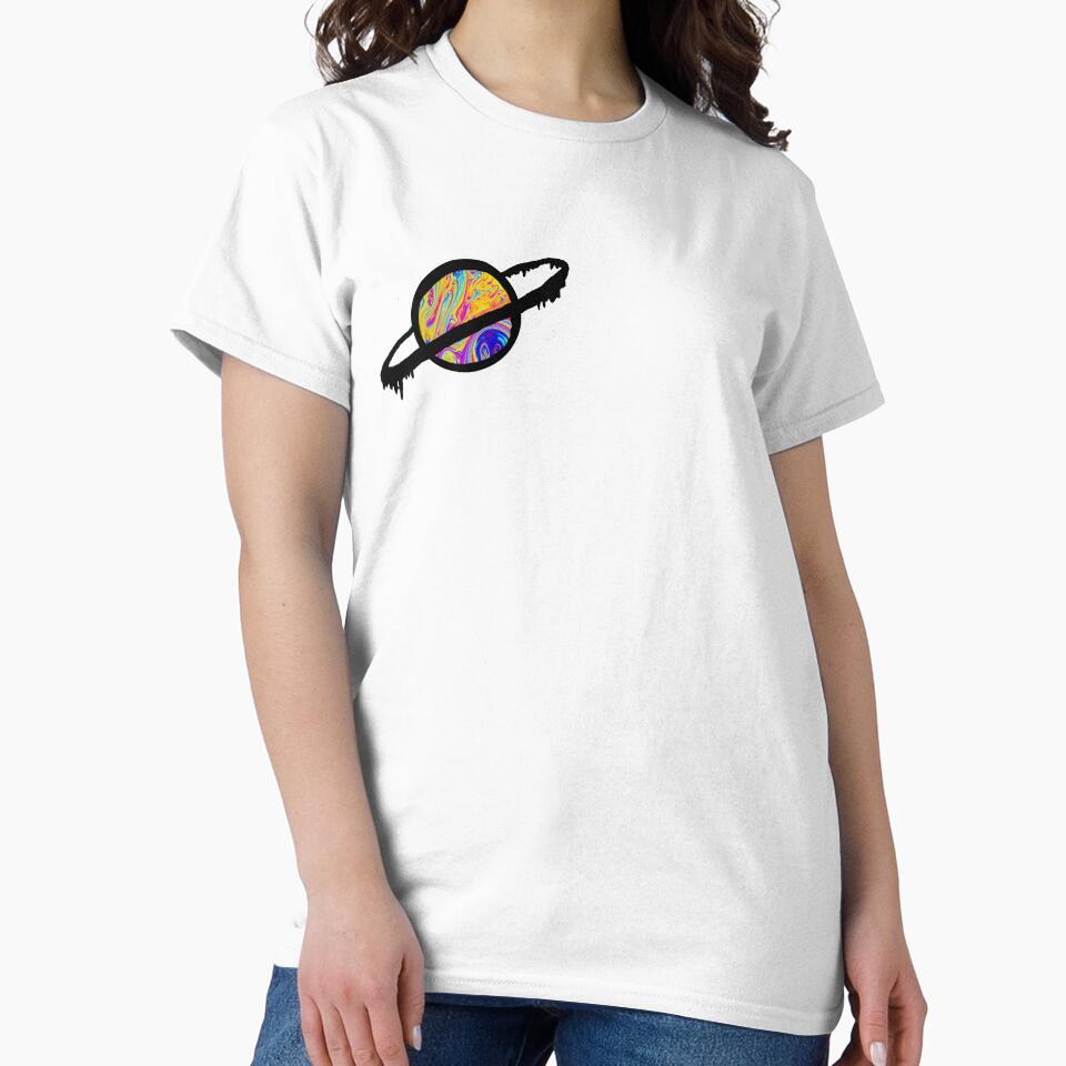 Melting Saturn Planet by Pedro  Fart Faced McGee T-Shirts, Hoodie, Sweatshirt | BlankRebels.com (Image 2)