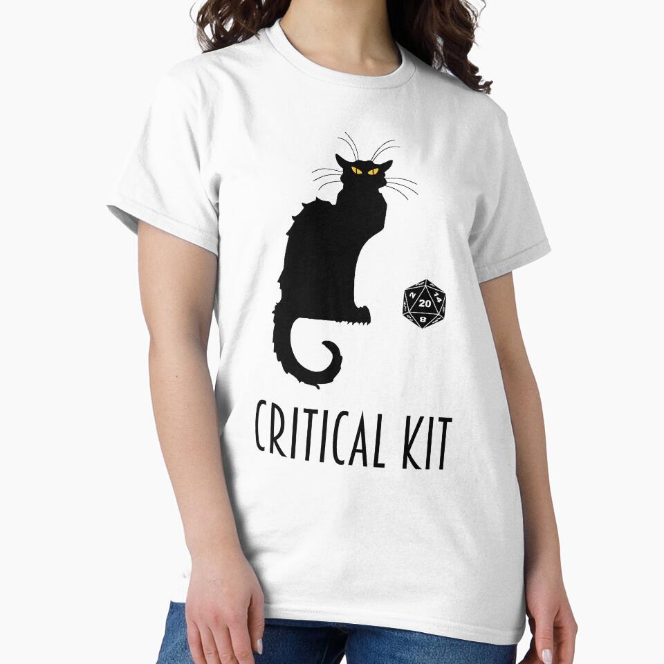 Critical Kit Cat D20 Gamer by Cat Lady Designs T-Shirts, Hoodie, Sweatshirt | BlankRebels.com (Image 2)