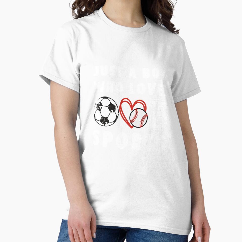 Just a Boy who Loves Sports design by Raise2Shine