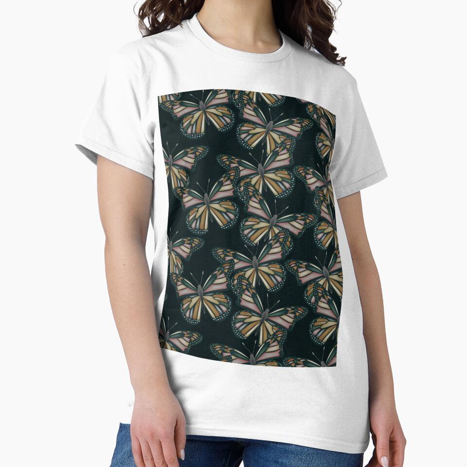 Midnight Butterflies by ZebraDesigns05 T-Shirts, Hoodie, Sweatshirt | BlankRebels.com (Image 2)