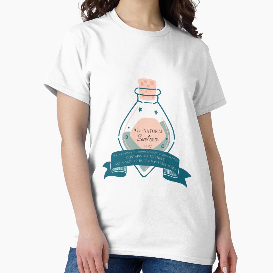 All-Natural Serotonin by Moss and Myth T-Shirts, Hoodie, Sweatshirt | BlankRebels.com (Image 2)