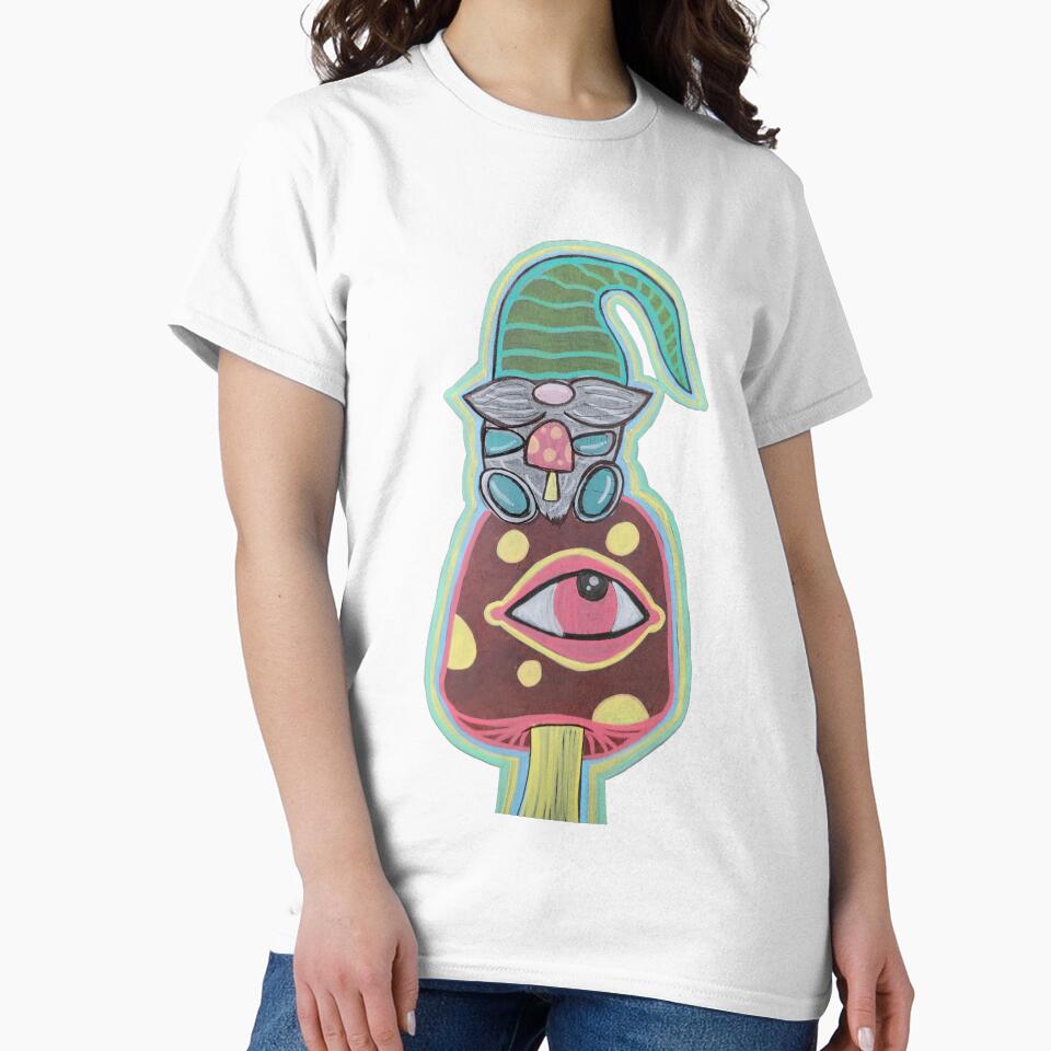 Gnome and mushroom by The Morbid Hippie T-Shirts, Hoodie, Sweatshirt | BlankRebels.com (Image 2)