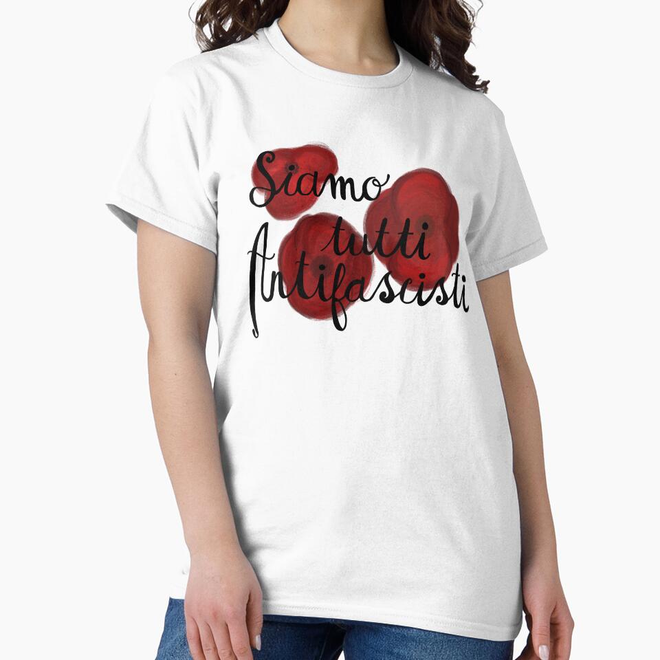 Siamo Tutti Antifascisti! Anti Fascist Poppy T-Shirts, Hoodie, Sweatshirt