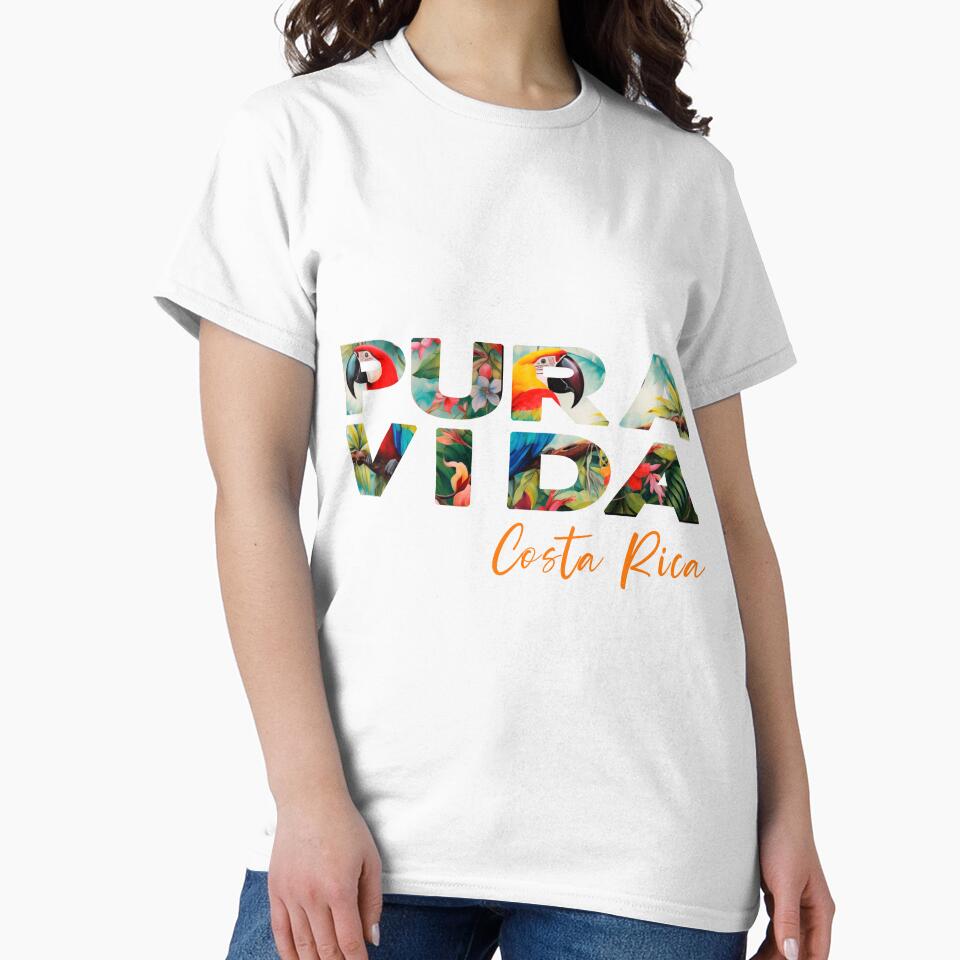 Pura Vida Costa Rica Saying by Creativa-CR