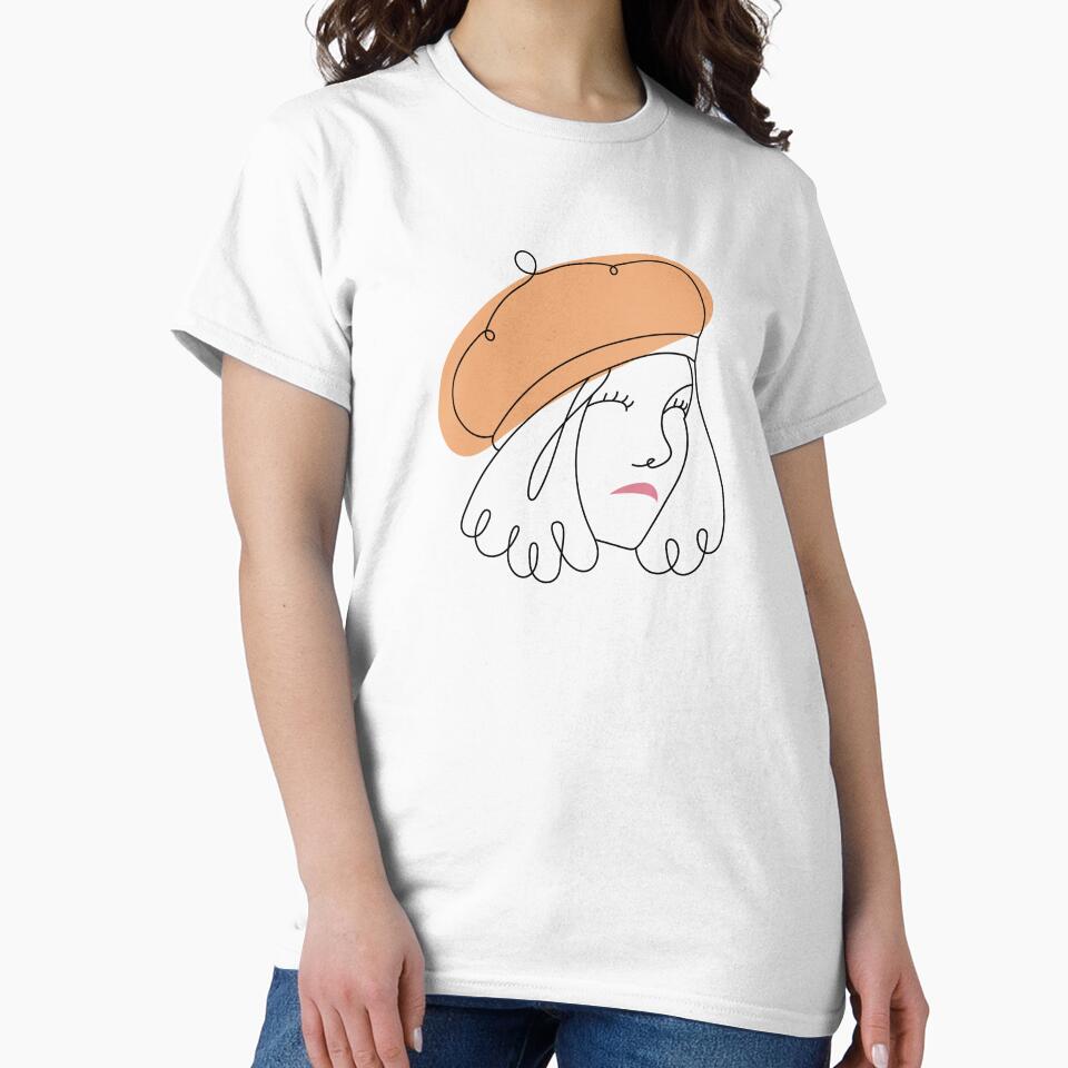 abstract face drawing line art woman by SophNoveltyShop T-Shirts, Hoodie, Sweatshirt | BlankRebels.com (Image 2)