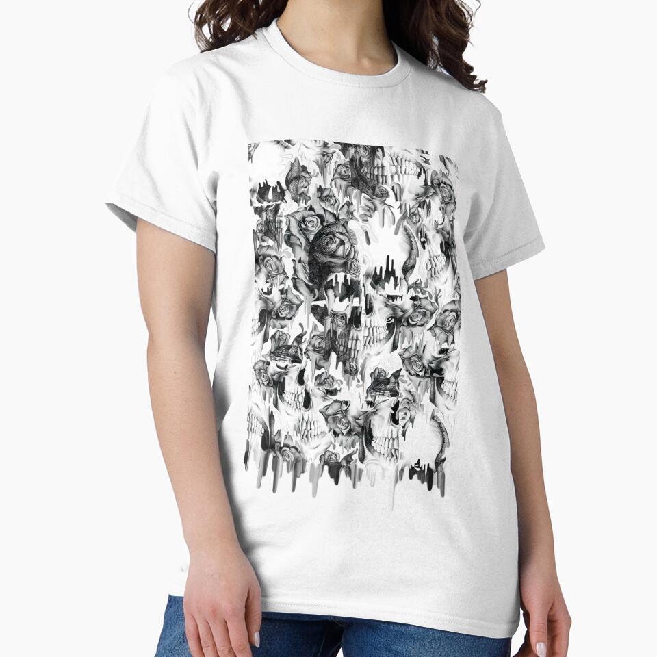 Gone in a splash, skull pattern by KristyPatterson T-Shirts, Hoodie, Sweatshirt | BlankRebels.com (Image 2)