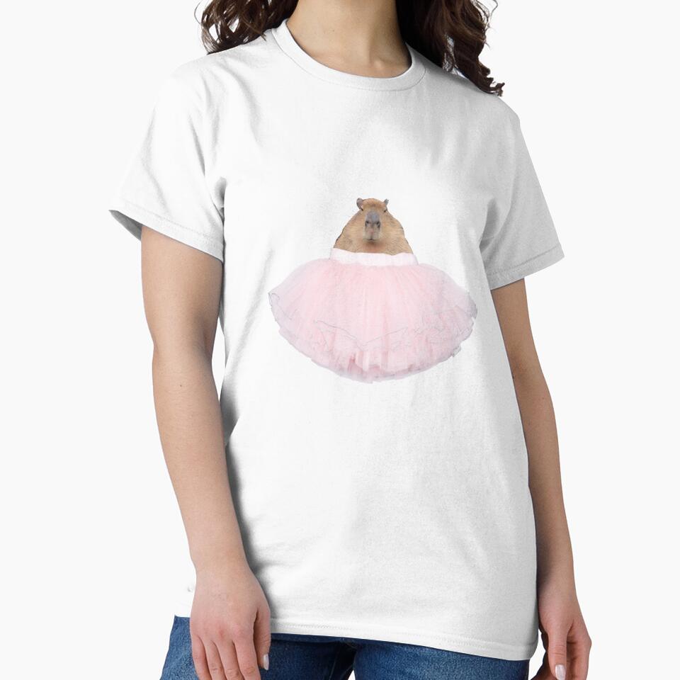 Capy Ballerina by Anett Vaysberg T-Shirts, Hoodie, Sweatshirt | BlankRebels.com (Image 2)