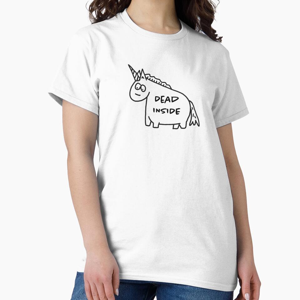 Unicorn - Dead Inside by fruehmorgens T-Shirts, Hoodie, Sweatshirt | BlankRebels.com (Image 2)