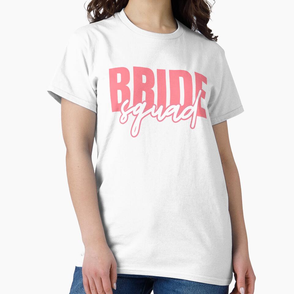 Bride Squad Bridesmaid Bridal Party by avejane T-Shirts, Hoodie, Sweatshirt | BlankRebels.com (Image 2)