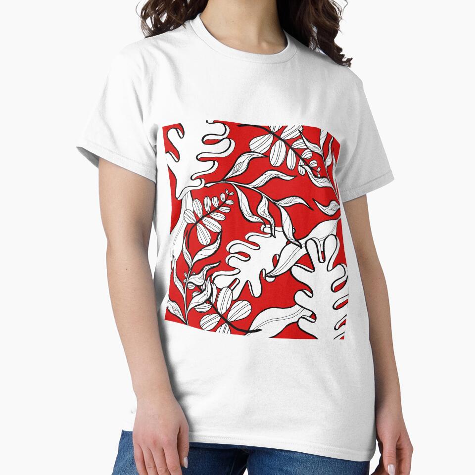 graphic leaf art by ilustra-ink T-Shirts, Hoodie, Sweatshirt | BlankRebels.com (Image 2)