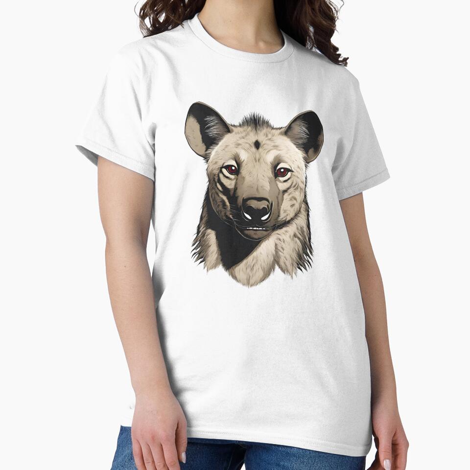 Wild Hyena Portrait 2 by Tom-Johnson T-Shirts, Hoodie, Sweatshirt | BlankRebels.com (Image 2)
