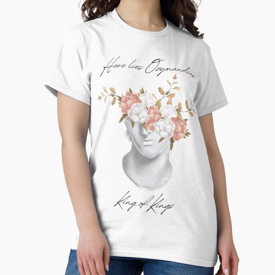 Ozymandius Percy Shelley Quote Dark Academia by Gothic Auntie T-Shirts, Hoodie, Sweatshirt | BlankRebels.com (Image 2)