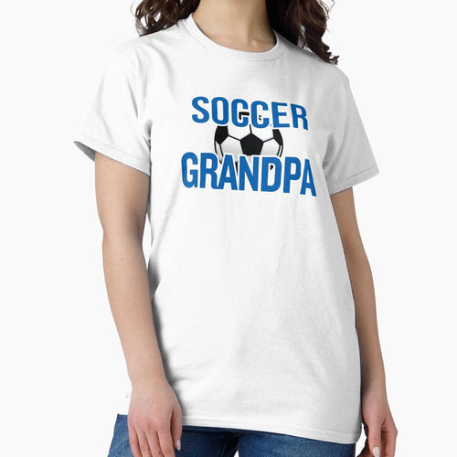 'Soccer Grandpa' (Black) by The Button Gal