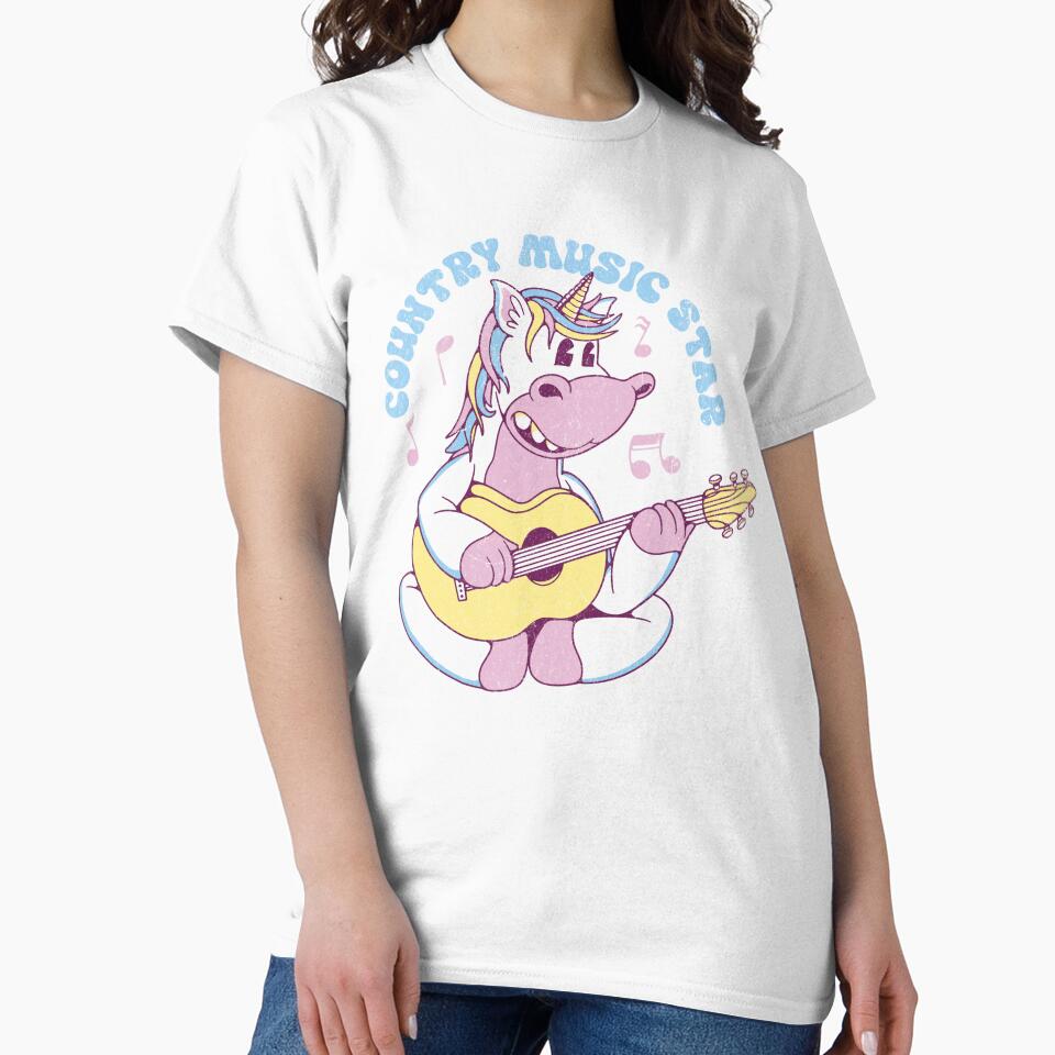 Country Music Unicorn by WhistlingSnail T-Shirts, Hoodie, Sweatshirt | BlankRebels.com (Image 2)