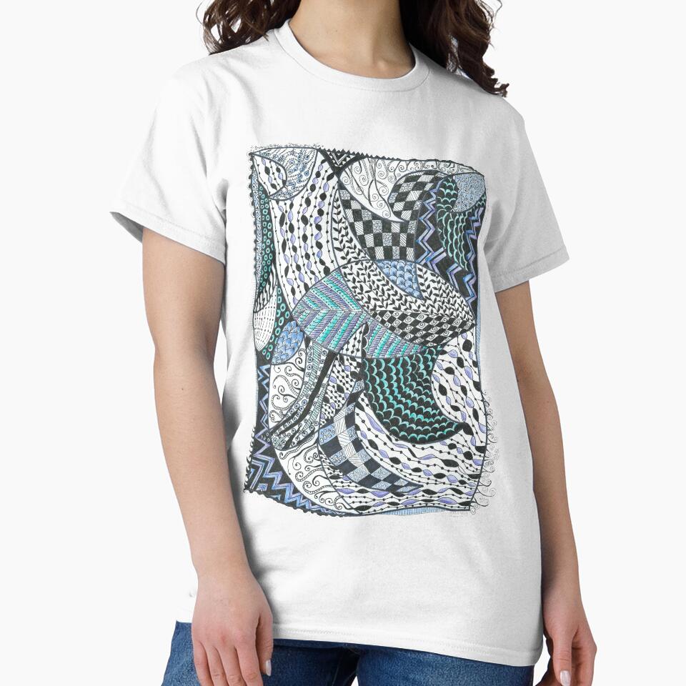 Botanical Doodle Design by JackiesTshirts T-Shirts, Hoodie, Sweatshirt | BlankRebels.com (Image 2)