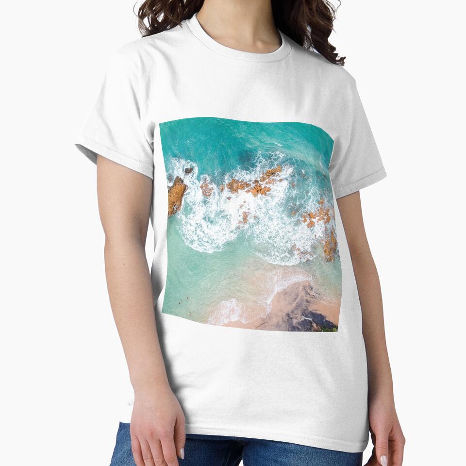 Ocean Waves By On The Shore by LisaRoseDesigns T-Shirts, Hoodie, Sweatshirt | BlankRebels.com (Image 2)